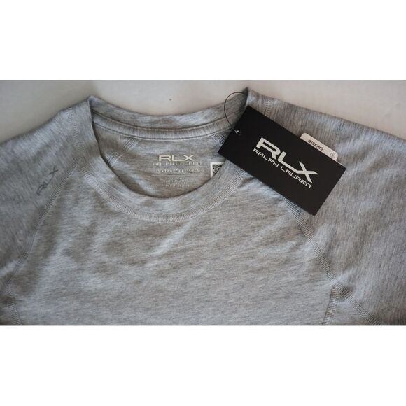 RLX Ralph Lauren 285929760504 Women's Sz XS Gray Heather Athleisure S/S Shirt - Picture 5 of 8